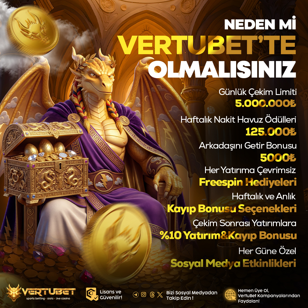 Neden Vertubet'te olmalısınız - avantajlar
