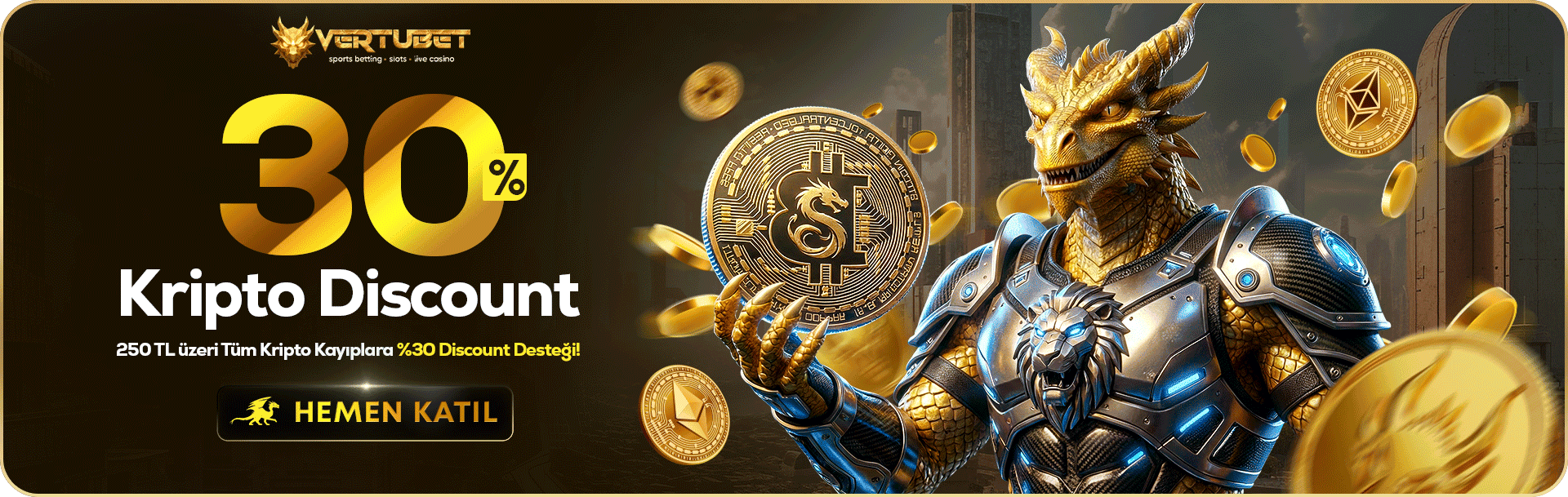 %30 Kripto Discount - Vertubet